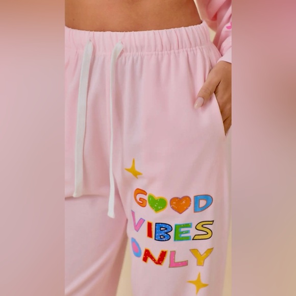 Good Vibes Only Joggers - Picture 2 of 2